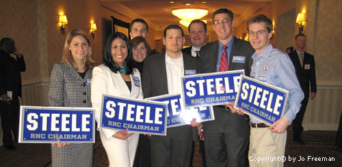 Steele supporters