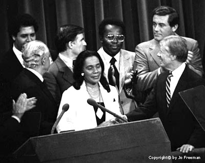 Coretta Scott King at the 1980 Democratic Convention