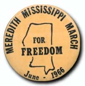 James Meredith March Button