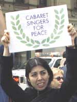 Caberet singers for peace