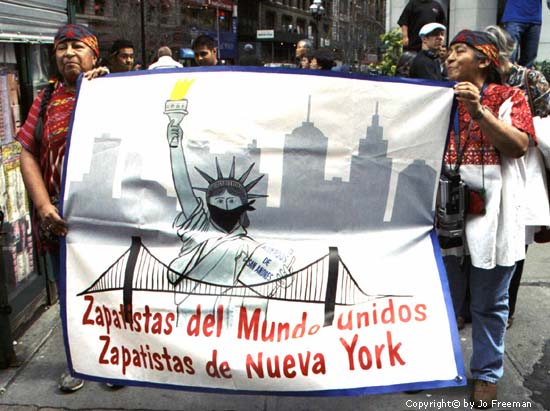 Zapatistas against war with Iraq