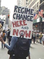 Regime change now