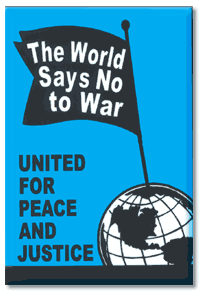 Anti-war Button