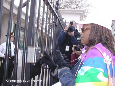 CodePink at the White House